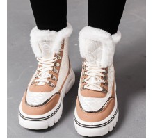 Ботинки женские Fashion Bailey 3384 36 размер 23 см Бежевый