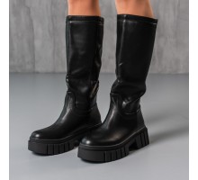 Сапоги женские Fashion Alvira 3867 41 размер 26 см Черный