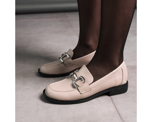 Лоферы женские Fashion Taylor 3580 39 размер 25 см Бежевый Лоферы женские Fashion Taylor 3580 39 размер 25 см Бежевый