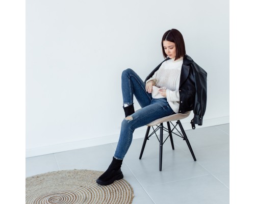 Ботинки женские Fashion Maple 3319 37 размер 24 см Черный Ботинки женские Fashion Maple 3319 37 размер 24 см Черный