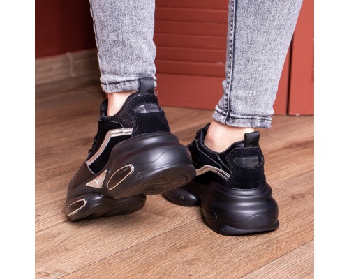 Кроссовки женские Fashion Yushamishi 2660 37 размер 23,5 см Черный Кроссовки женские Fashion Yushamishi 2660 37 размер 23,5 см Черный
