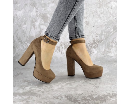 Туфли женские на каблуке Fashion Marigoal 2373 37 размер 24 см Коричневый Туфли женские на каблуке Fashion Marigoal 2373 37 размер 24 см Коричневый
