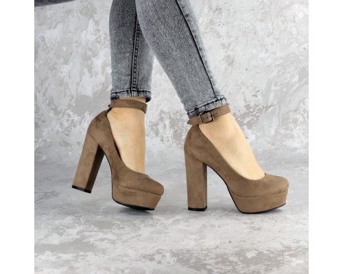 Туфли женские на каблуке Fashion Marigoal 2373 37 размер 24 см Коричневый Туфли женские на каблуке Fashion Marigoal 2373 37 размер 24 см Коричневый