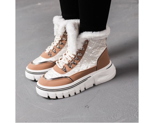 Ботинки женские Fashion Bailey 3384 36 размер 23 см Бежевый Ботинки женские Fashion Bailey 3384 36 размер 23 см Бежевый