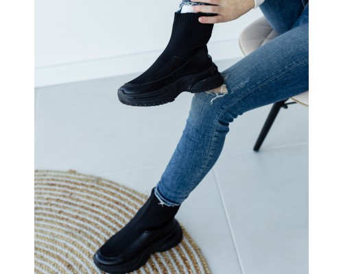 Ботинки женские Fashion Maple 3319 37 размер 24 см Черный Ботинки женские Fashion Maple 3319 37 размер 24 см Черный