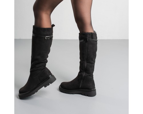 Сапоги женские зимние Fashion Aiko 3811 38 размер 24,5 см Черный Сапоги женские зимние Fashion Aiko 3811 38 размер 24,5 см Черный