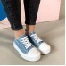 Кроссовки женские Fashion Giselle 3966 38 размер 24,5 см Голубой