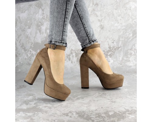 Туфли женские на каблуке Fashion Marigoal 2373 37 размер 24 см Коричневый Туфли женские на каблуке Fashion Marigoal 2373 37 размер 24 см Коричневый