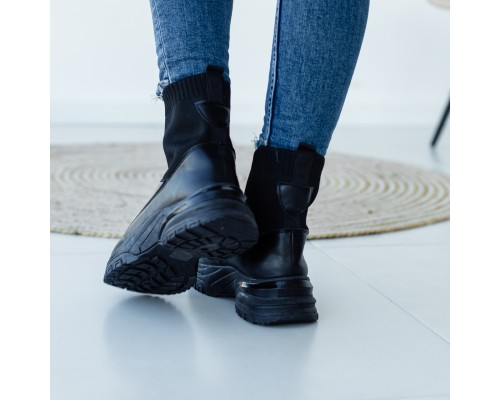 Ботинки женские Fashion Maple 3319 37 размер 24 см Черный Ботинки женские Fashion Maple 3319 37 размер 24 см Черный