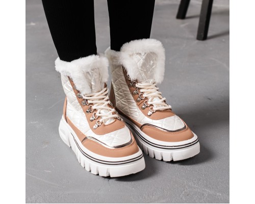 Ботинки женские Fashion Bailey 3384 36 размер 23 см Бежевый Ботинки женские Fashion Bailey 3384 36 размер 23 см Бежевый